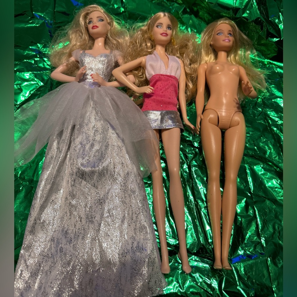 Barbie lot 2003 bride, 2003 fashionista, 2015 Barbie dolls
